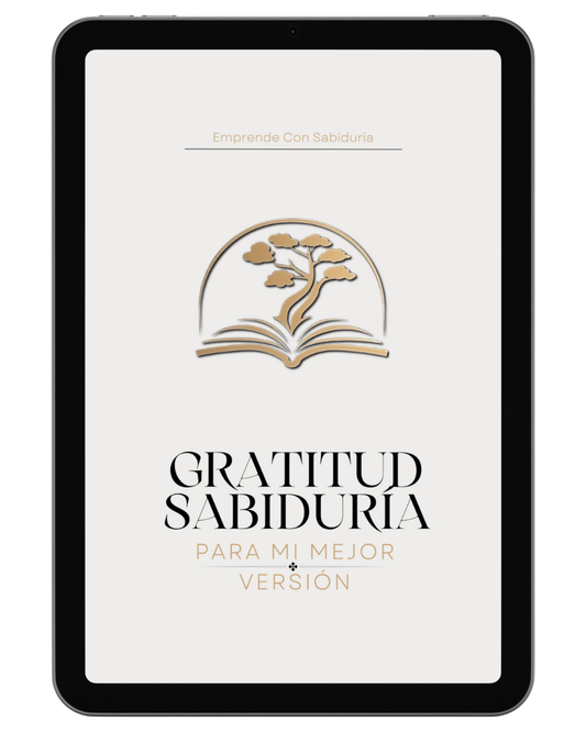 Diario de Gratitud y Consciencia (Gold Edition) + Tracker de Hábitos